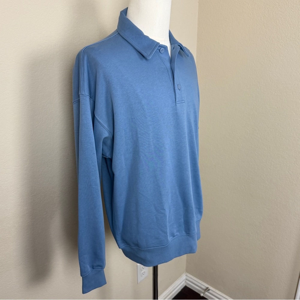 NWT - Fabletics Year Round Terry Polo Sweatshirt | Womens | M - Picture 4 of 12